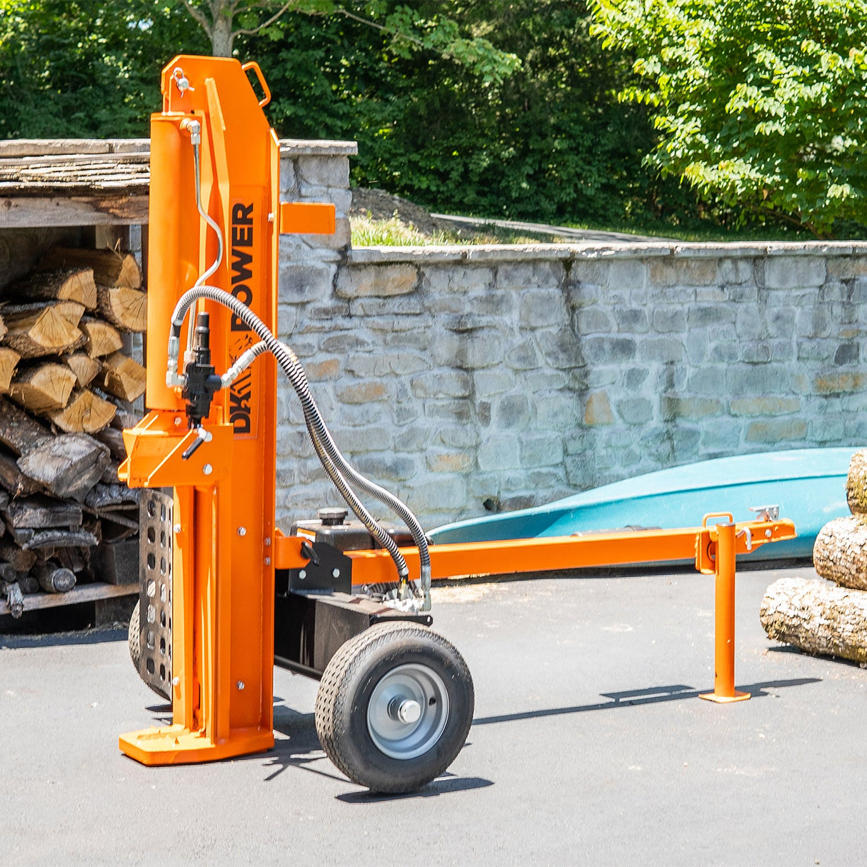 Detail K2 27 Ton Horizontal/Vertical Hydraulic Gas Log Splitter-OPS227