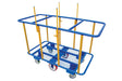 Vestil Horizontal Panel Cart