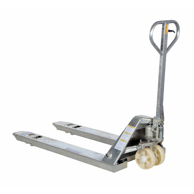 Vestil Galvanized Steel (Quantity 6) Pallet Truck 62 In. x 27 In. x 48 In. 5500 Lb. Capacity Gray-PM5-2748-S-G-6PKG