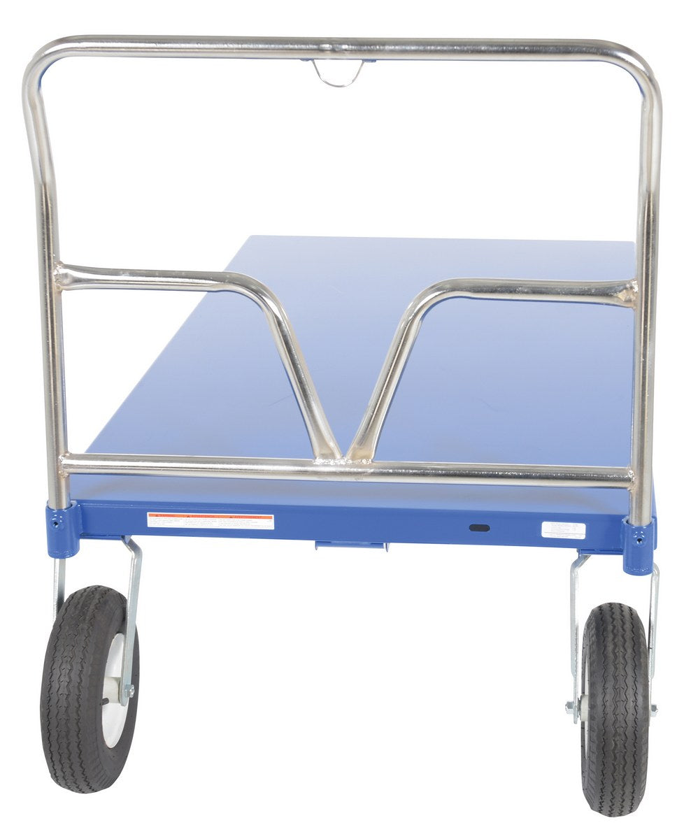 Vestil Pneumatic Tire Steel Platform Trucks