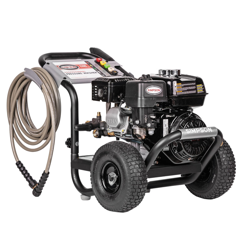 Simpson PowerShot 3300 PSI 2.5 GPM Cold Water Gas Pressure Washer with HONDA GX200 Engine PS3228-S