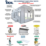iDEAL Side Downdraft Paint Booth PSB-SDD26B-AK