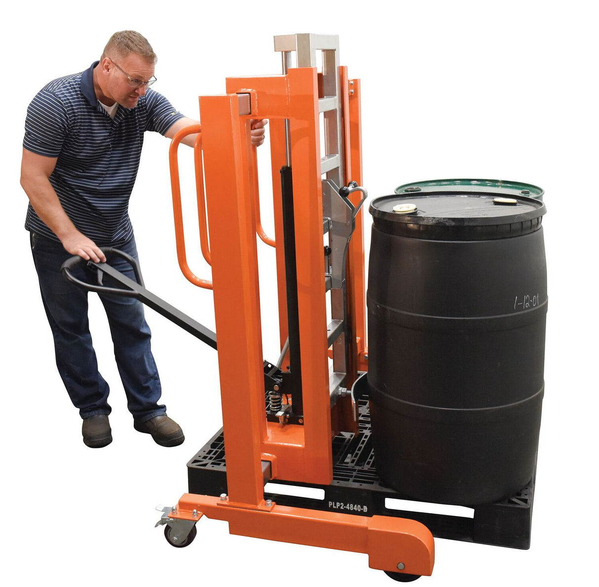 Vestil Drum Transporter & De-Palletizer