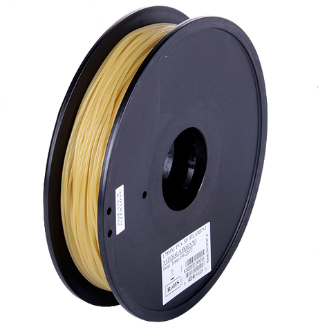 CreatBot PVA 3D printer filament spool in a natural, translucent color, showing the side of the spool and the product label.