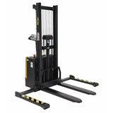 Vestil 42" Fork Electric Straddle Stacker with 2000 lb Cap and 62" Lift Ht Fixed Forks - S-62-FA
