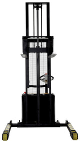 Vestil Double Mast Stackers with Powered Drive and Powered Lift