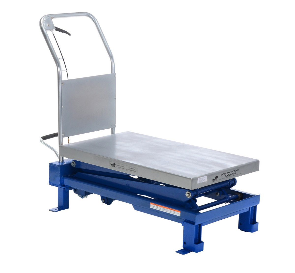 Vestil Foot Pump & Powered Scissor Lift Tables