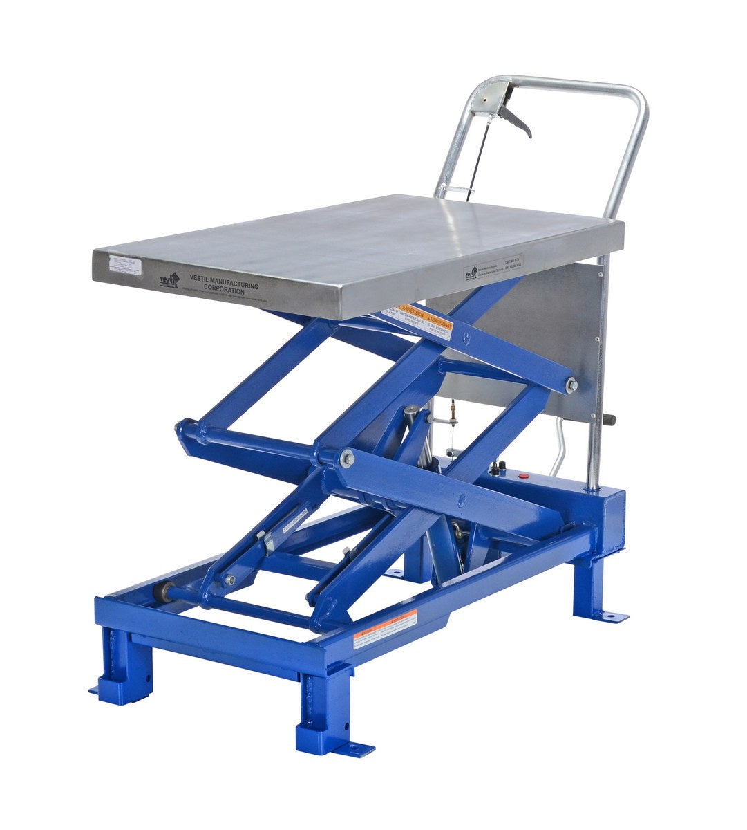 Vestil Foot Pump & Powered Scissor Lift Tables