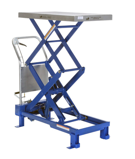 Vestil Foot Pump & Powered Scissor Lift Tables