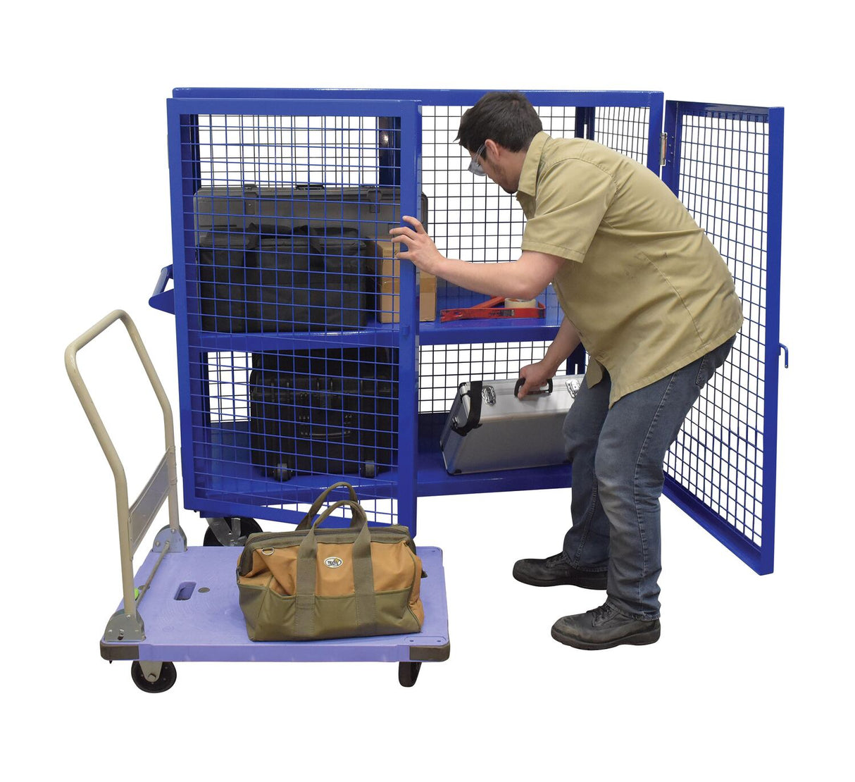 Vestil Welded Security Cart