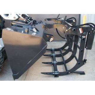 Haugen Attachments Skid Steer Round Bale Grapple | Removable Grapple