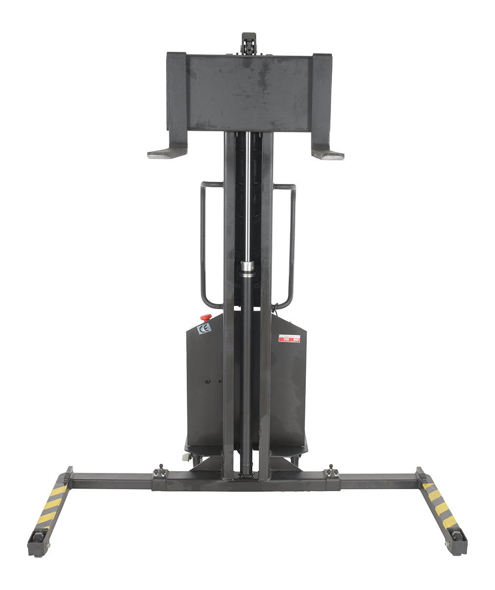 Vestil Narrow Mast Stackers with Powered Lift