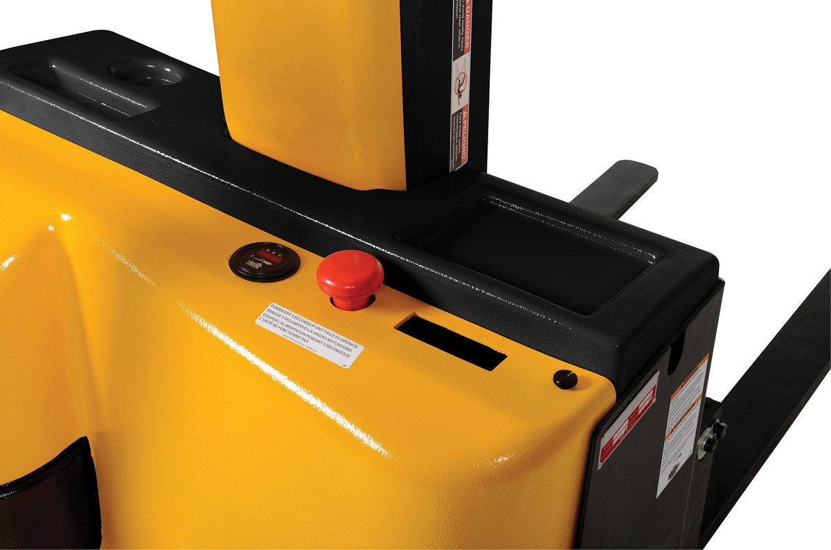 Vestil Narrow Mast Stackers with Powered Drive and Powered Lift