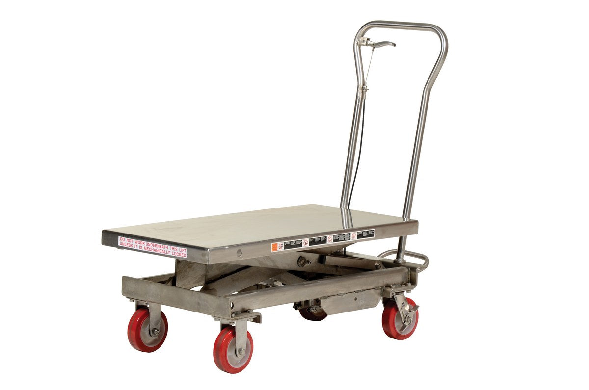 Vestil Stainless Steel Scissor Carts