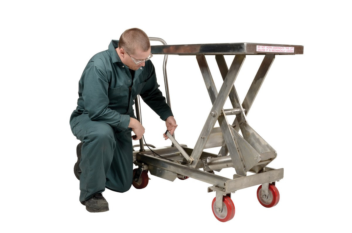 Vestil Stainless Steel Scissor Carts
