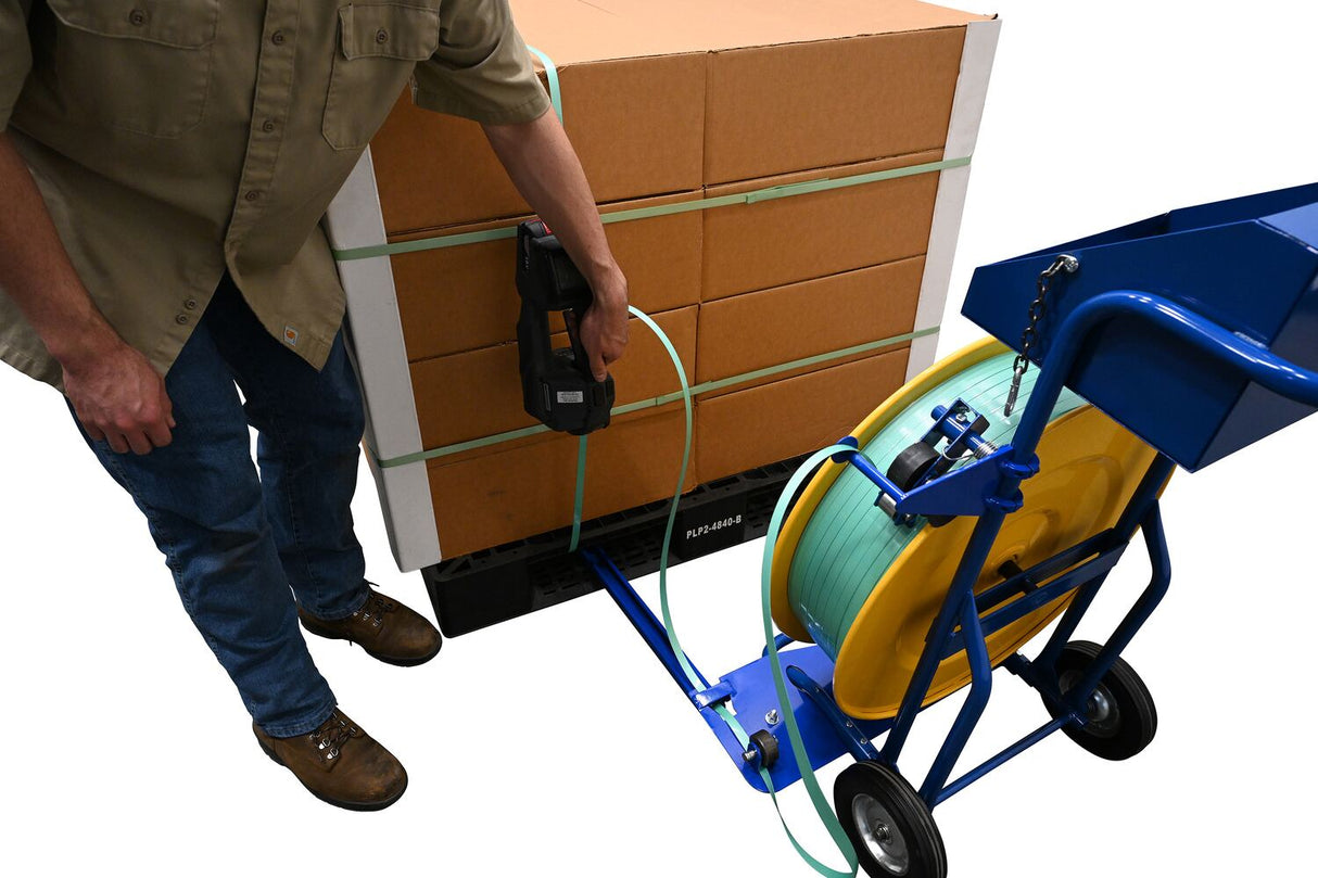 Vestil Manual Pallet Probe Strapping Cart