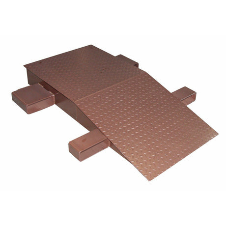 Vestil Steel Wheel Riser 72 In. x 24 In. x 12-1/4 In. 40,000 Lb. Capacity Brown-SWR-24-12-72