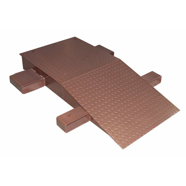 Vestil Steel Wheel Riser 72 In. x 24 In. x 12-1/4 In. 40,000 Lb. Capacity Brown-SWR-24-12-72