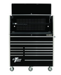 Extreme Tools RX Series 55" Professional Hutch & 12 Drawer Roller Cabinet Combo