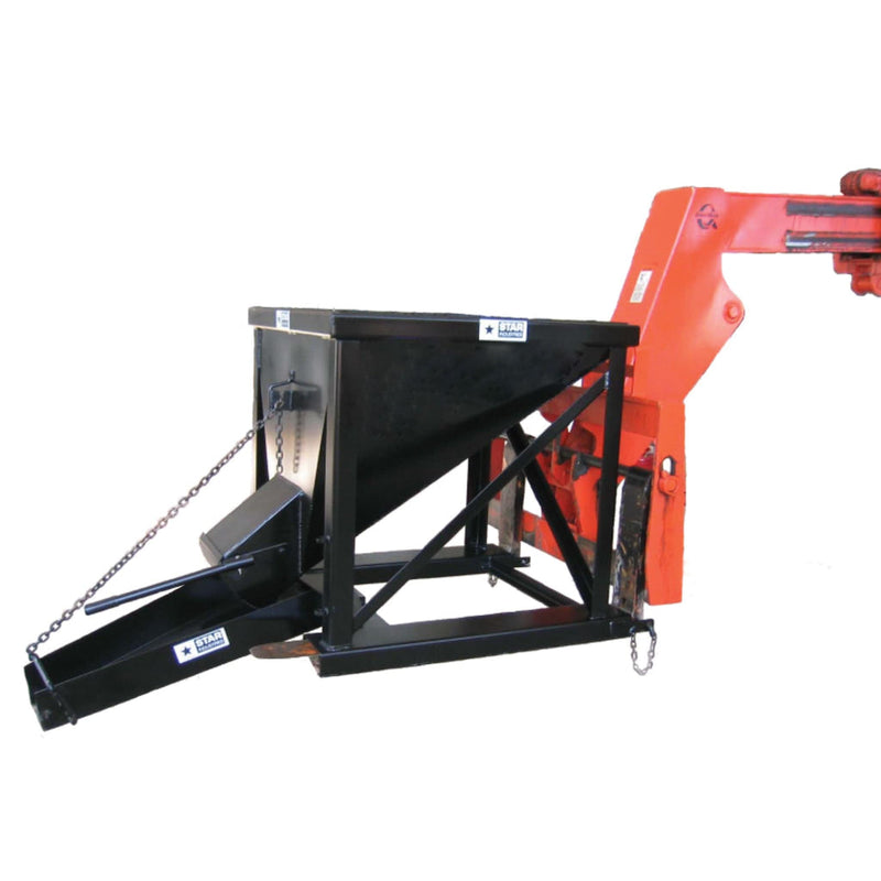 Star Industries - Forklift Concrete Hopper w/ Swivel Chute