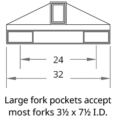 Star Industries - Forklift Jib Boom, Fixed Length