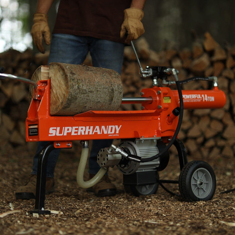 SuperHandy 14 Ton Electric Log Splitter GUO084