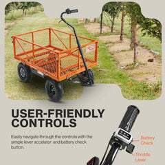 SuperHandy Electric Garden Cart Pro GUO108