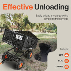 SuperHandy Towable Garden Cart GUO109