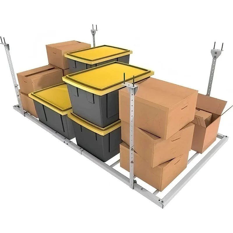 E-Z Storage Overhead Storage Rack – 4x8 1000lb (OSR-4x8-HD)