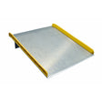 Vestil Aluminum Dock Board Steel Curb 60 In. x 72 In. 15,000 Lb. Capacity Silver-TAS-15-6072