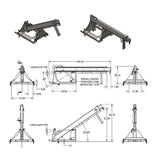 Haugen Attachments Telescoping Pivoting Adjustable Jib