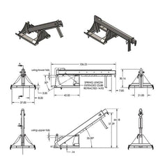 Haugen Attachments Telescoping Pivoting Adjustable Jib