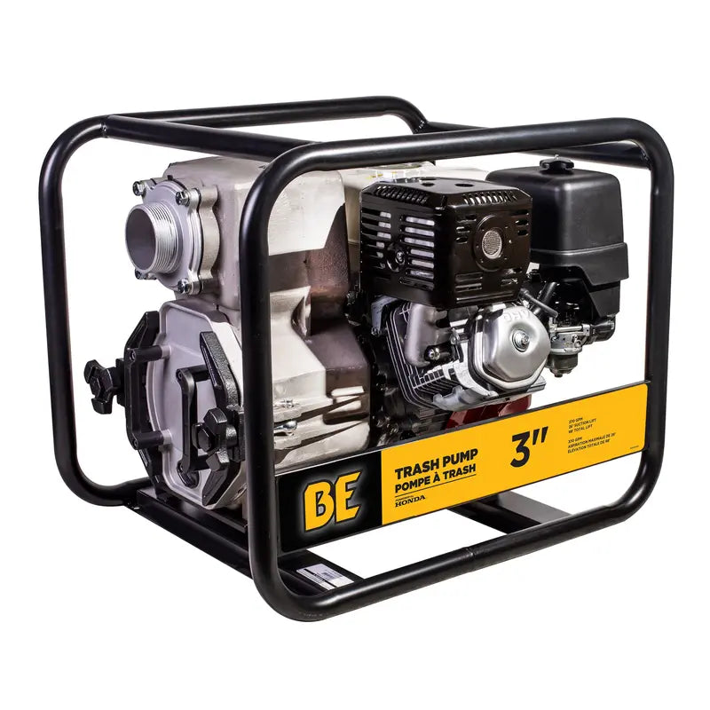 BE Power 3"-Trash Transfer Pump with Honda GX390 Engine