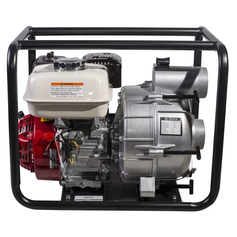 BE Power 3" 36PSI 264GPM Semi-Trash Transfer Pump with Honda GX200 Engine