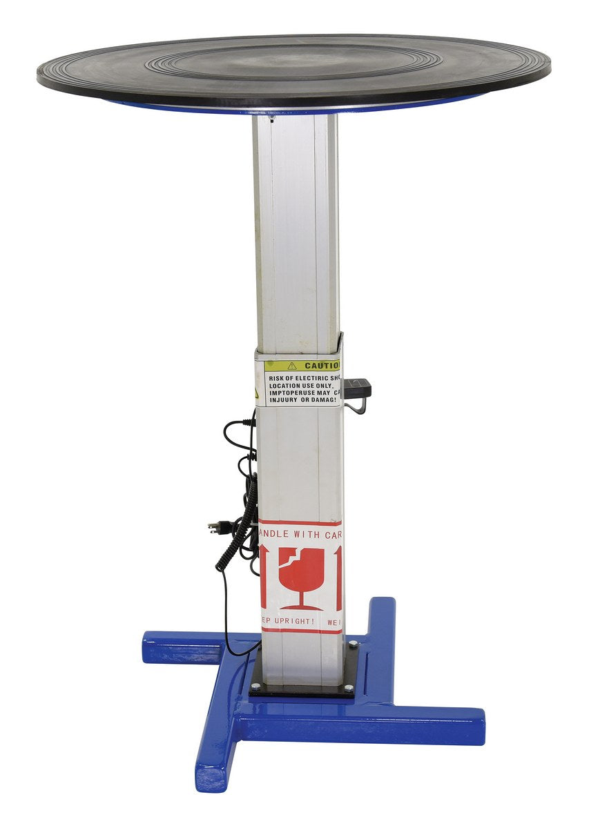 Vestil Turntables with Powered Height Adjustment