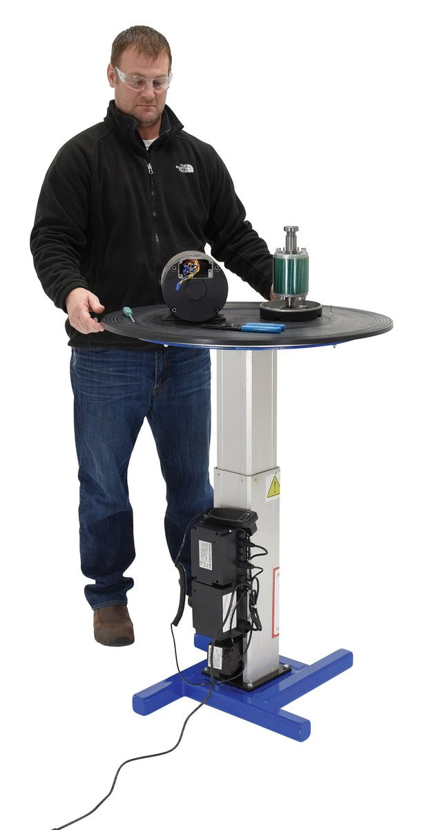 Vestil Turntables with Powered Height Adjustment