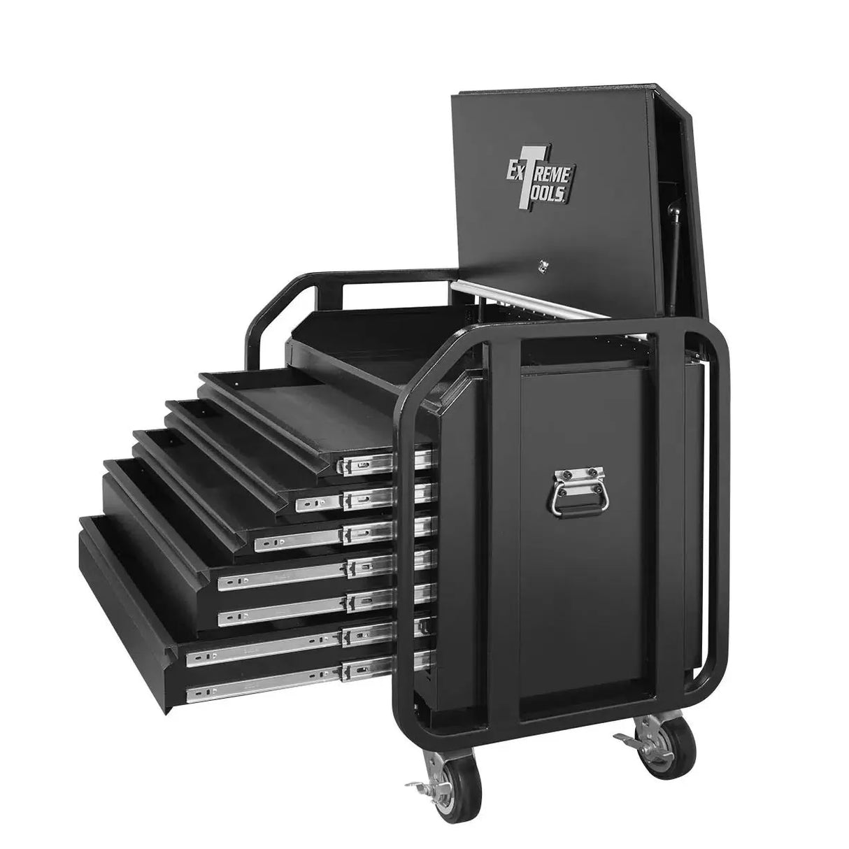 Extreme Tools TX362505RBBK TX Series 36" 5 Reinforced Drawer Extra Capacity Road Box Black