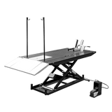 Tuxedo M-1500C-HR 1,500 lb High Rise Motorcycle Lift Bench w/ Vise, Sides, Balance Bar, Pump M-1500C-HR