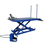 Tuxedo M-1500C-HR 1,500 lb High Rise Motorcycle Lift Bench w/ Vise, Sides, Balance Bar, Pump M-1500C-HR