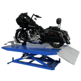 Tuxedo M-1500C-HR 1,500 lb High Rise Motorcycle Lift Bench w/ Vise, Sides, Balance Bar, Pump M-1500C-HR