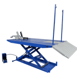 Tuxedo M-1500C-HR 1,500 lb High Rise Motorcycle Lift Bench w/ Vise, Sides, Balance Bar, Pump M-1500C-HR