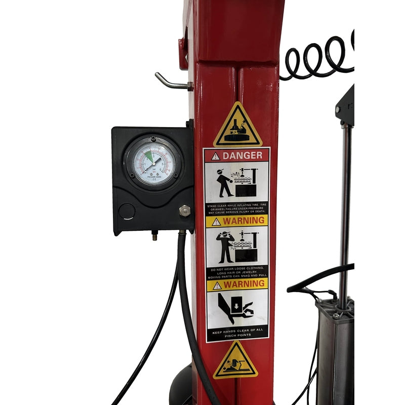 Tuxedo TC-1300 Tire Changer -- Tiltback Press Arm w/ Leverless Demount Tool TC-1300