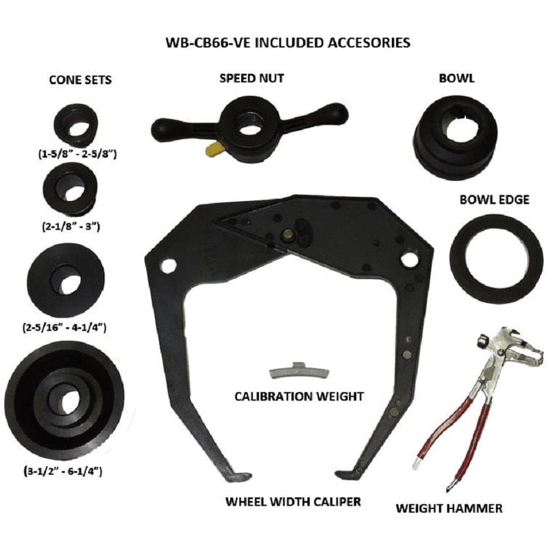 Tuxedo WB-CB66-VE Wheel Balancer WB-CB66-VE