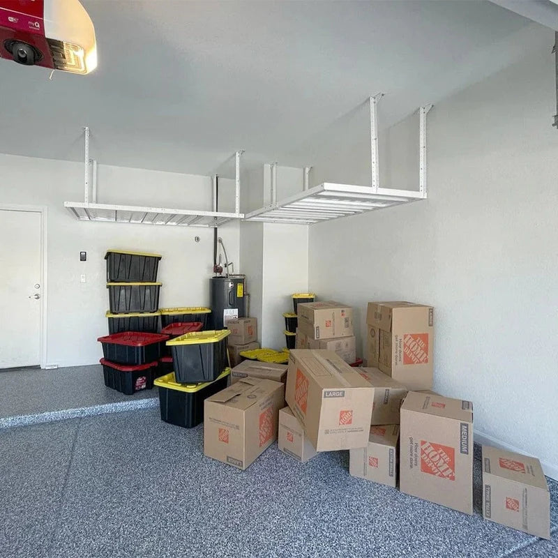 E-Z Storage Overhead Storage Rack – 4x8 1000lb (OSR-4x8-HD)