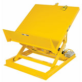 Vestil Steel Ergonomic Lift/Tilt Table 48 In. x 48 In. 230 Volt 3 Phase 2,000 Lb. Capacity Yellow-ULTT-4848-2-YEL230-3