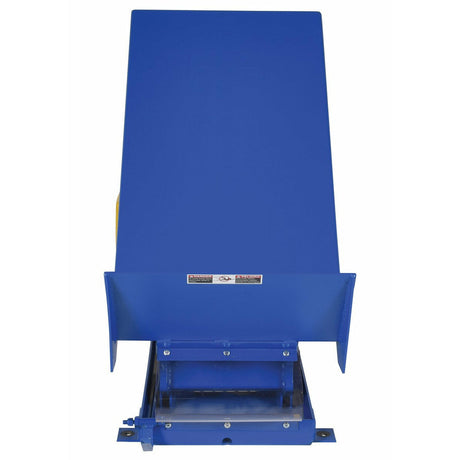 Vestil steel Lift Table 24 In. x 48 In. AC Powered 208 Volt 3 Phase 2,000 Lb. Capacity Blue-UNI-2448-2-BLU-208-3