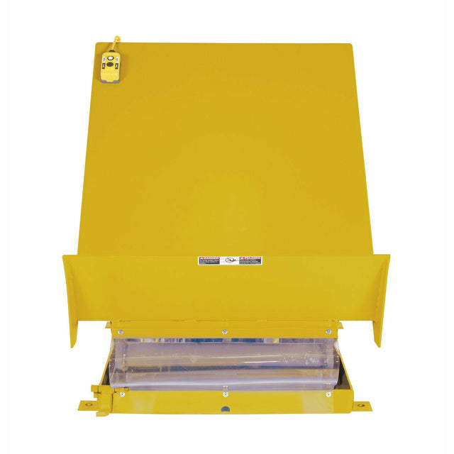 Vestil Steel Lift Table 40 In x 48 In AC Powered 115 Volt 1 Phase 4,000 Lb. Capacity Yellow-UNI-4048-4-YEL-115-1