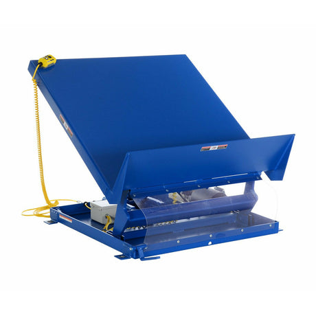 Vestil Steel Lift Table 40 In x 48 In AC Powered 208 Volt 3 Phase 4,000 Lb. Capacity Blue-UNI-4048-4-BLU-208-3