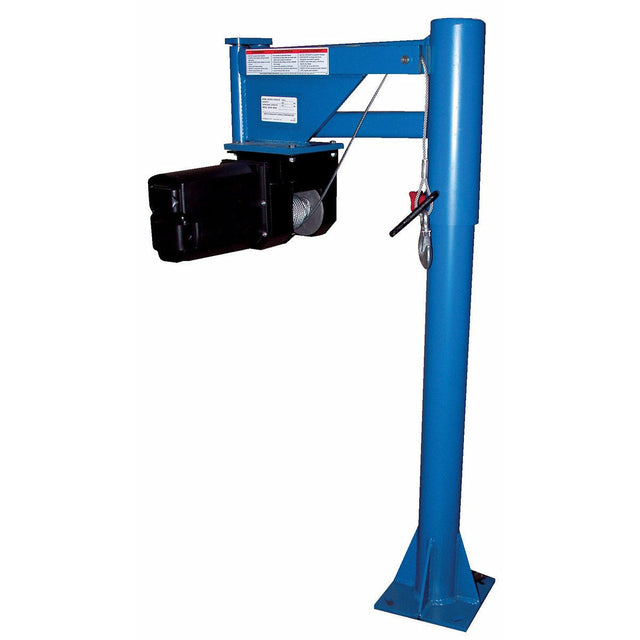 Vestil Steel DC Powered Lifter Jib 400 Lb. Capacity Blue-VAN-J-DC