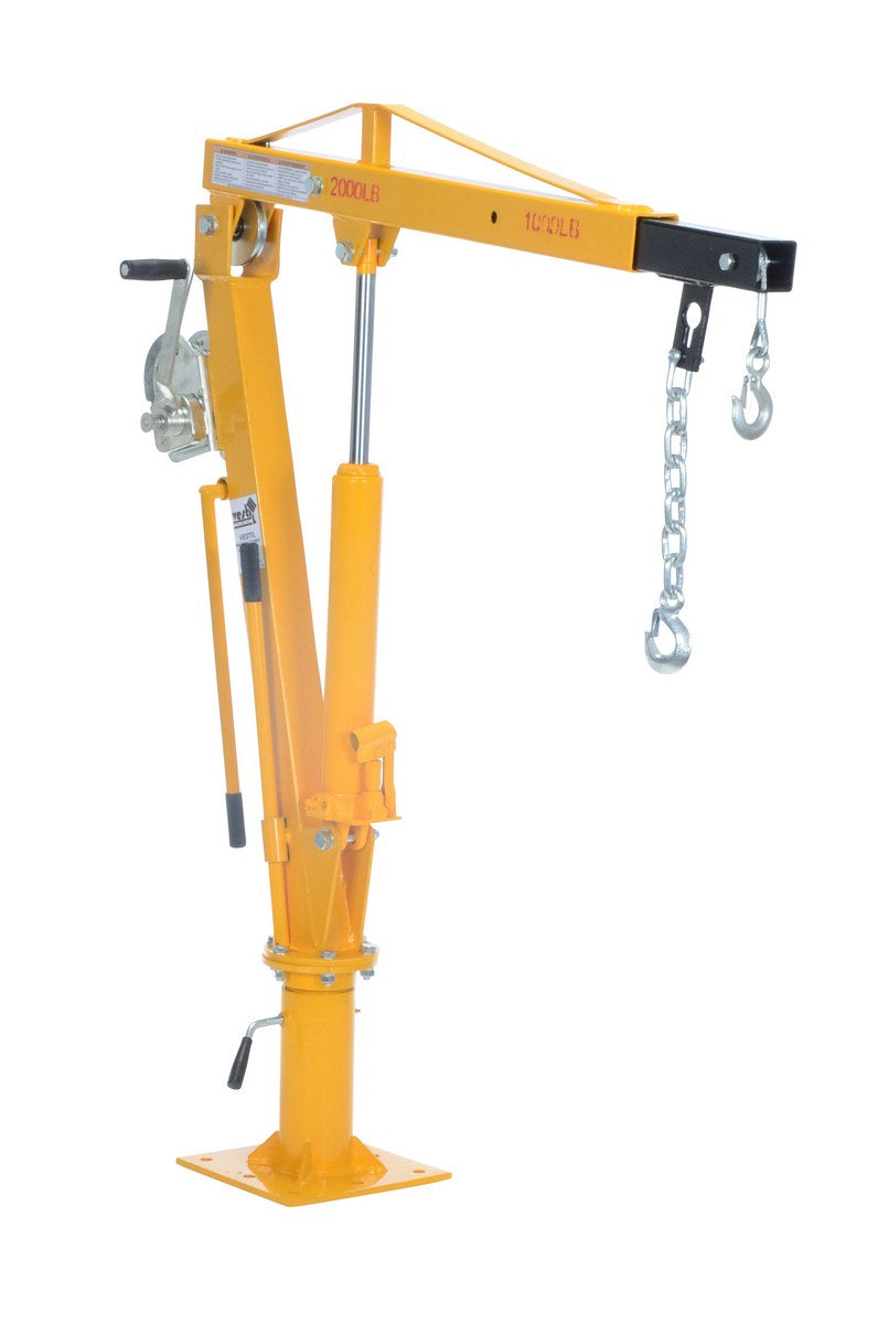 Vestil Winch Operated Truck Jib Cranes